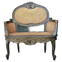 Vintage Paradigm Cane Settee