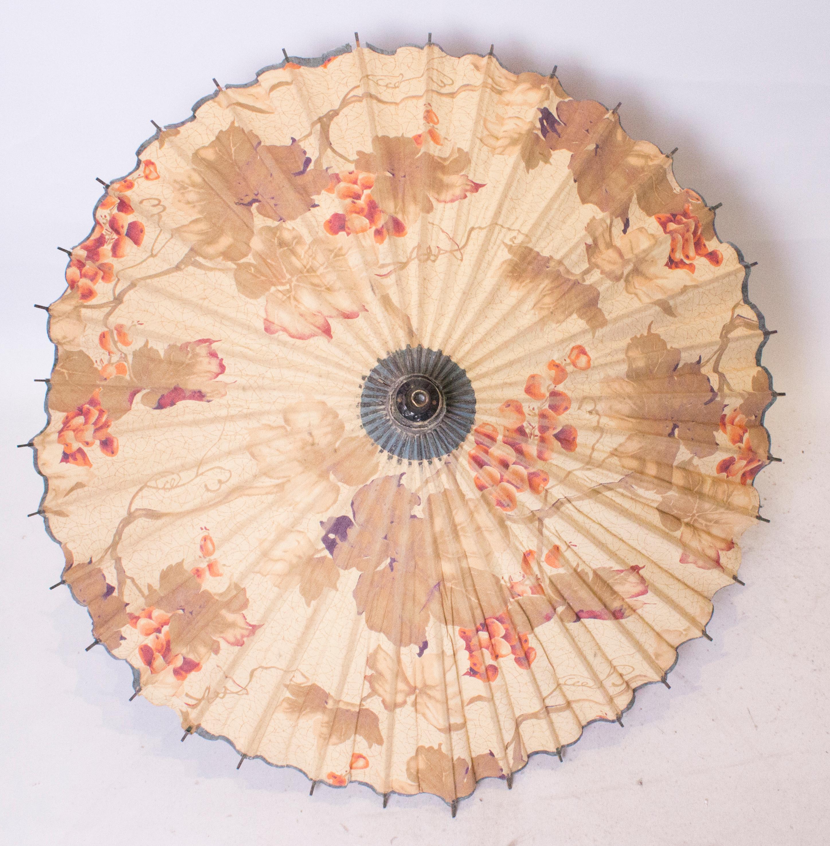 wooden parasol