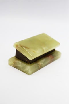 Vintage Parchment Pillbox