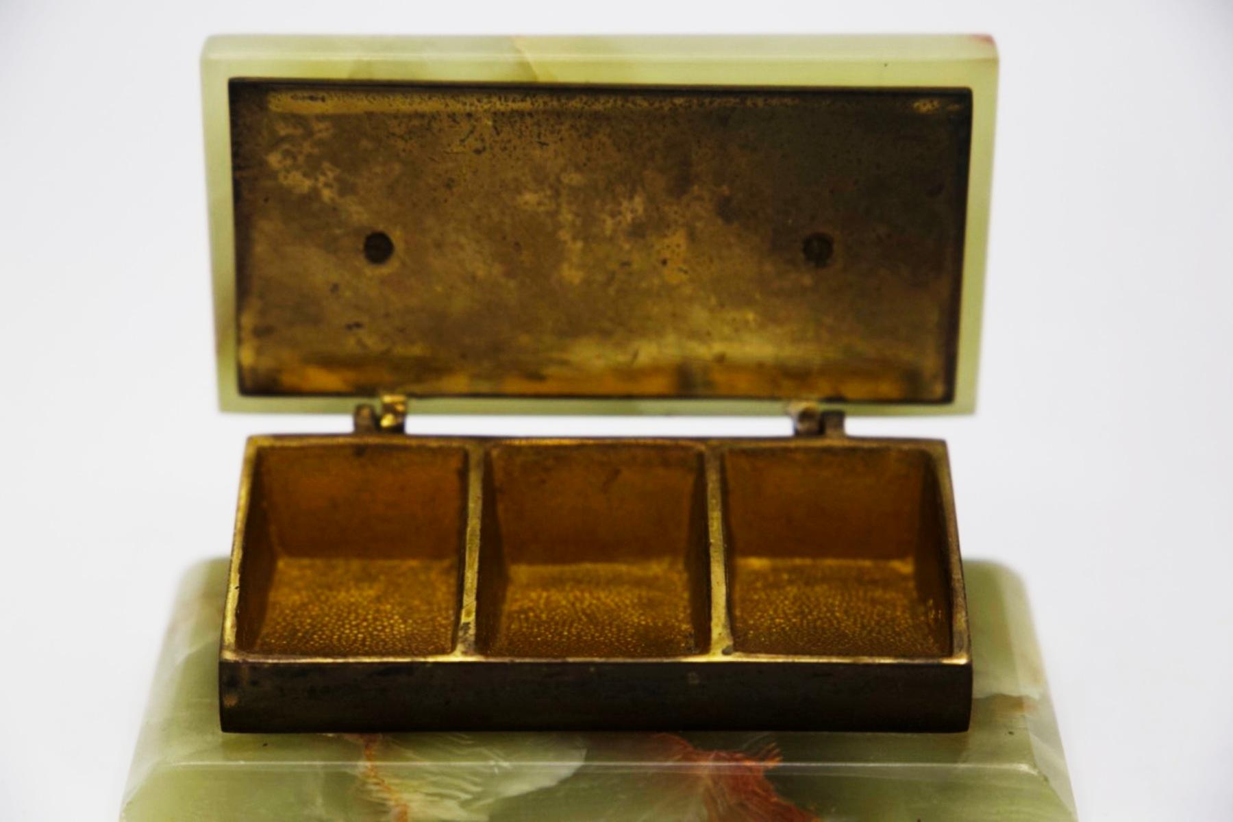 Mid-20th Century Vintage Parchment Pillbox For Sale