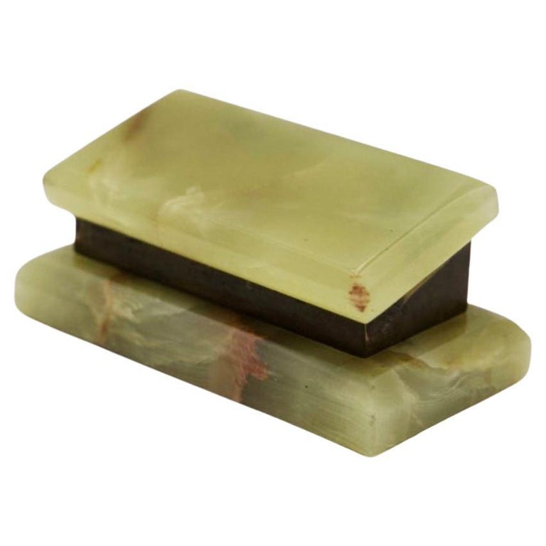 Vintage Parchment Pillbox For Sale at 1stDibs