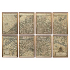 Vintage Paris Maps in Eight Parts