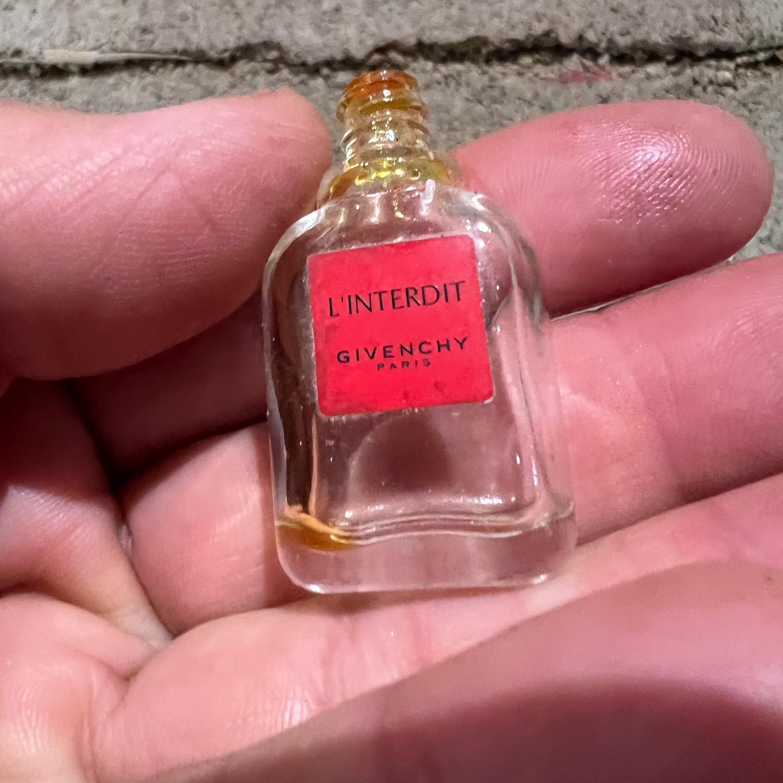 Vintage Paris Vanity Four Miniature Glass Perfume Bottles For Sale 6