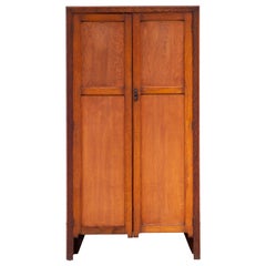 Vintage Parisian 1940s Double Wardrobe