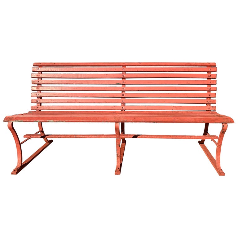 Vintage Park Bench for the Garden For Sale at 1stDibs