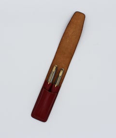 Vintage Parker 75 Cisele Sterling and Gilt Fountain Pen and Pencil Set