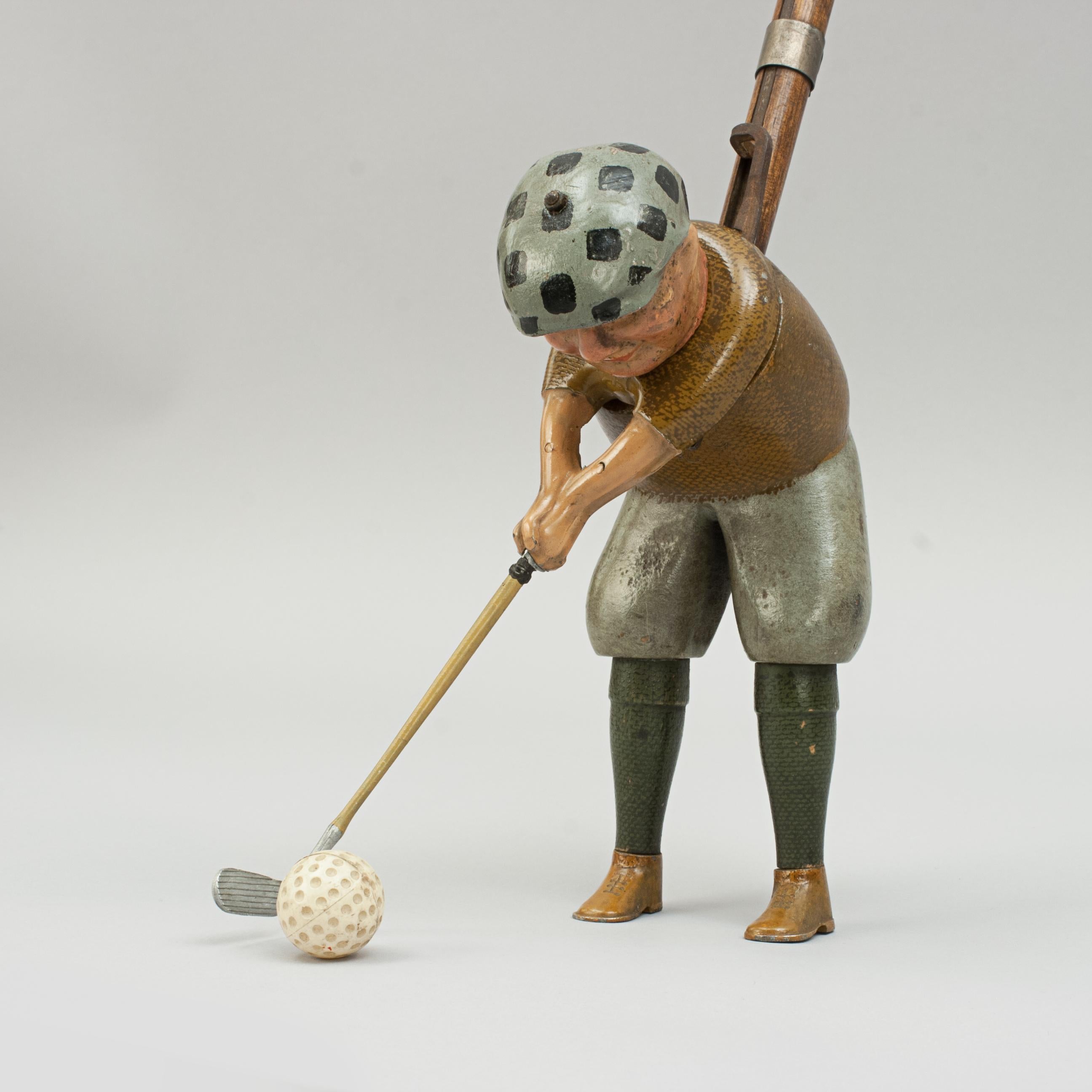 Vintage Parlour Golf Toy, Tommy Green by Schoenhut, Philadelphia 7