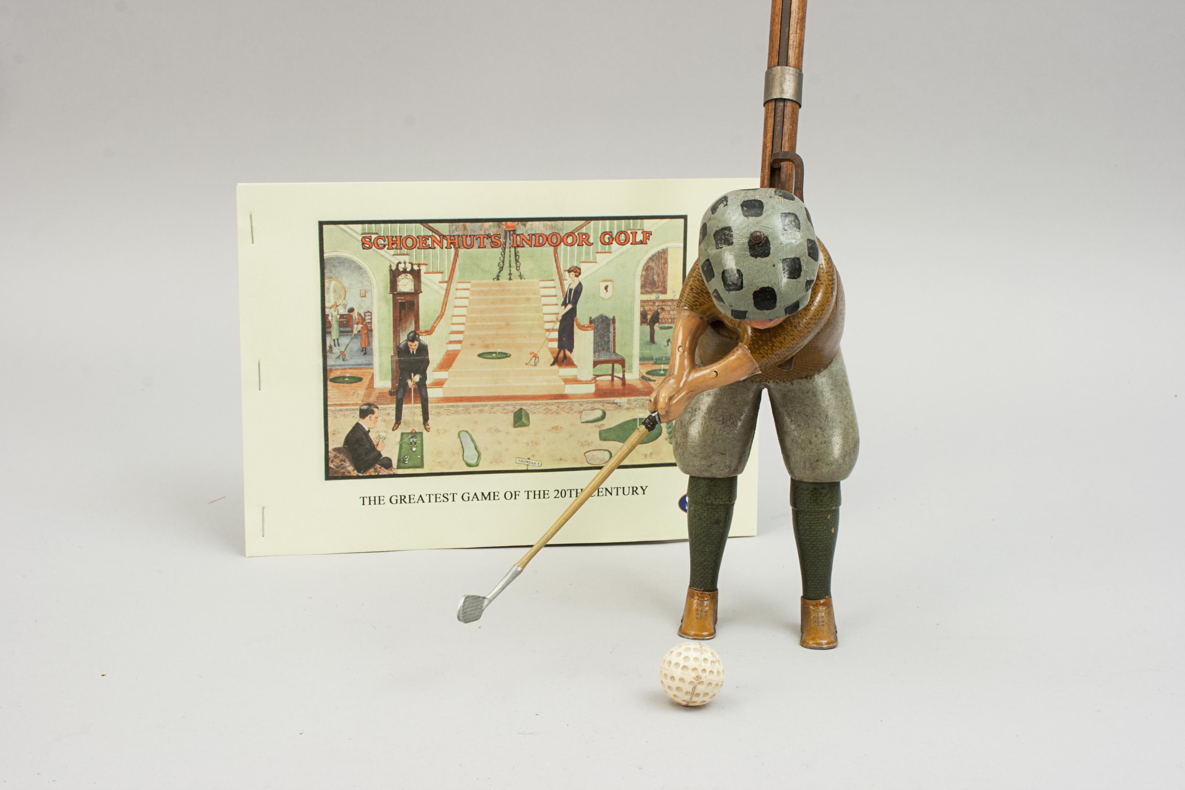 Vintage Parlour Golf Toy, Tommy Green by Schoenhut, Philadelphia 8