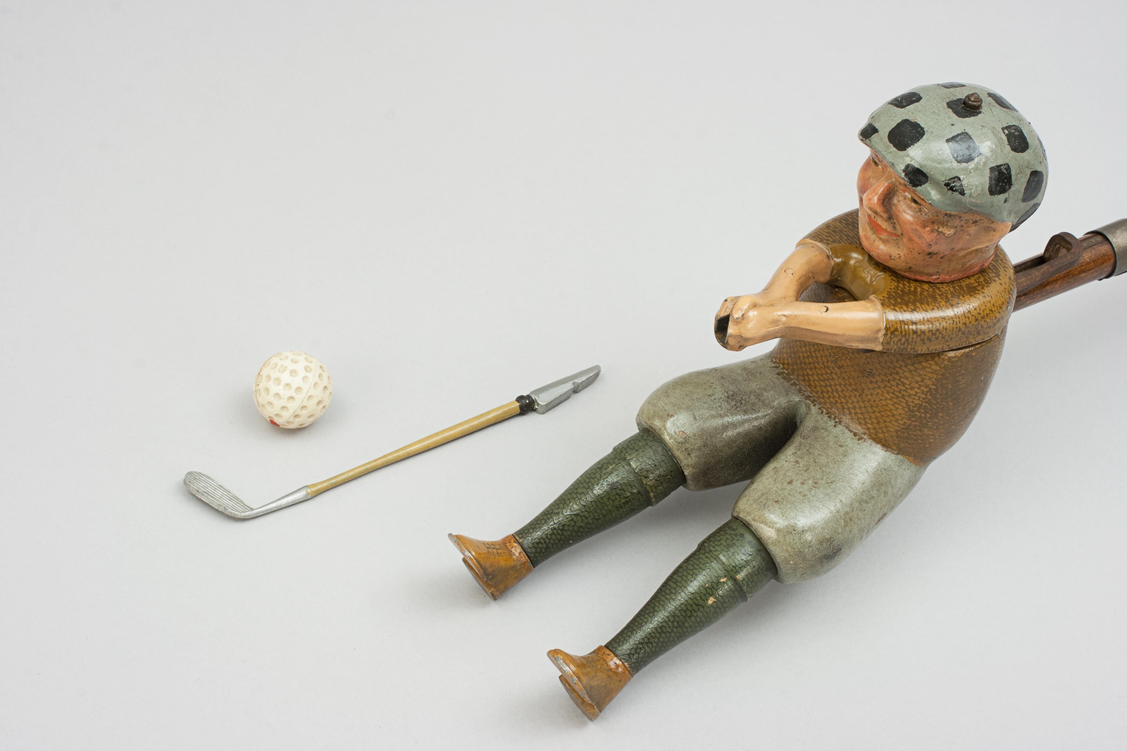 Vintage Parlour Golf Toy, Tommy Green by Schoenhut, Philadelphia In Good Condition In Oxfordshire, GB