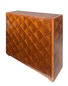 Bespoke Parquetry Cabinet in the Jean-Michel Frank Manner