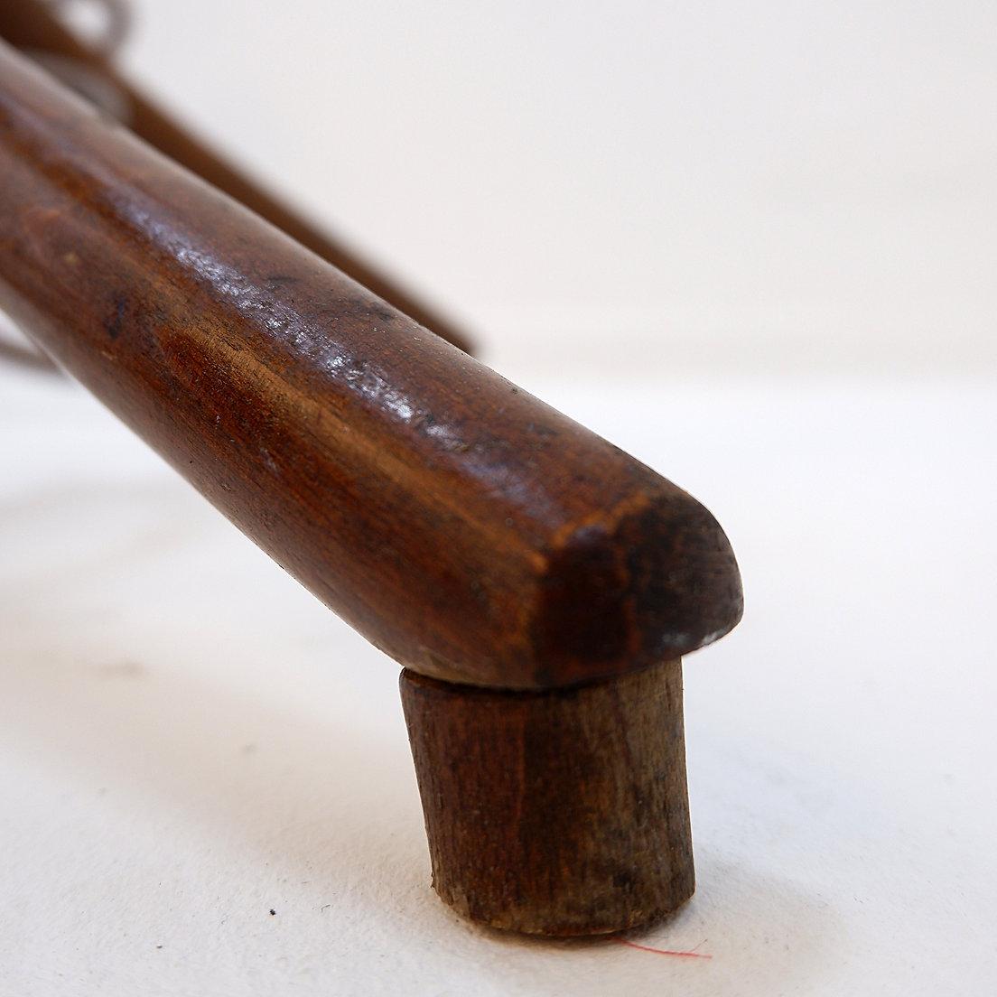 Legno curvato Appendiabiti vintage a pappagallo in legno di bengala - stile Thonet - inizio XX secolo in vendita