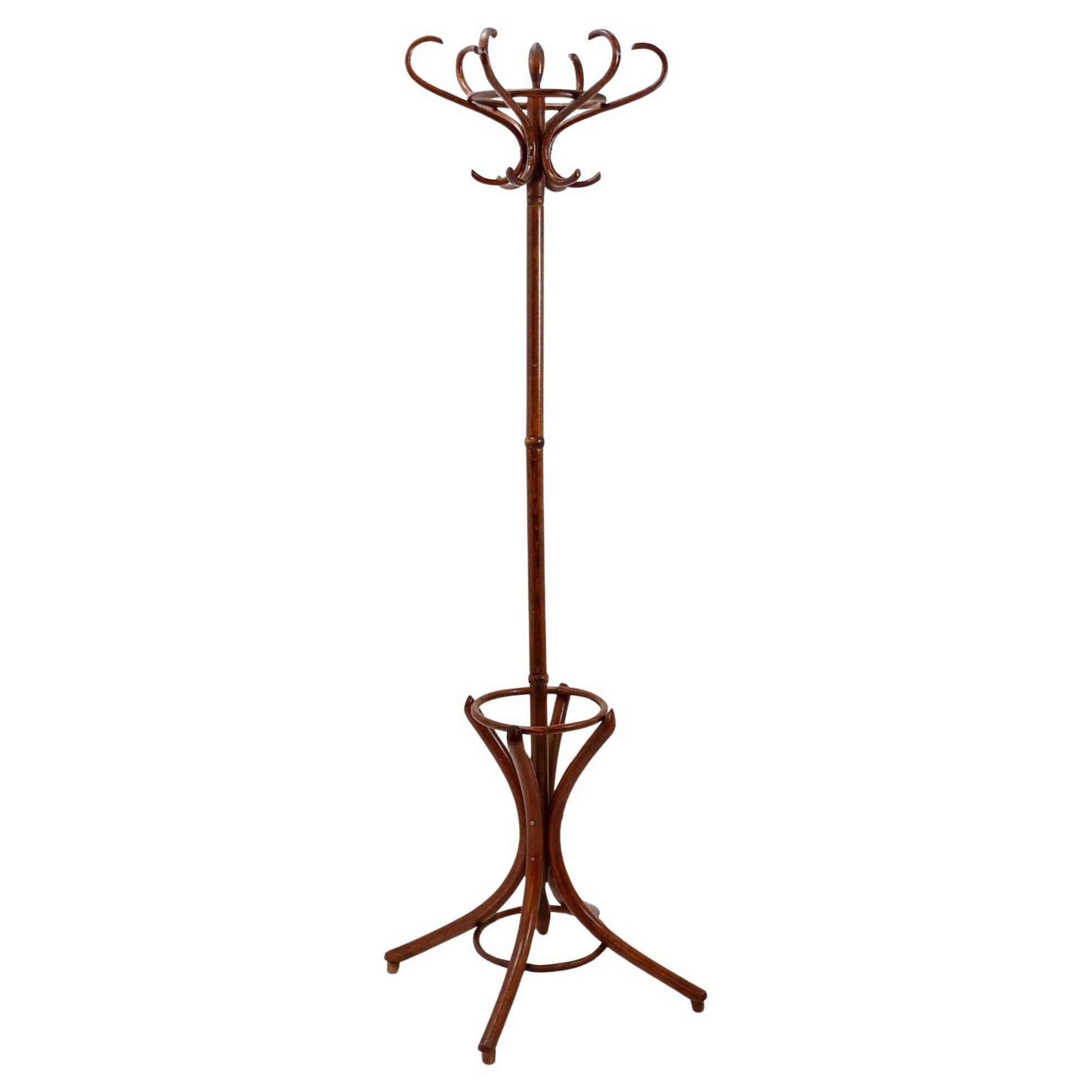 Vintage parrot coat rack in Bentwood - Thonet Style - Early 20th Century