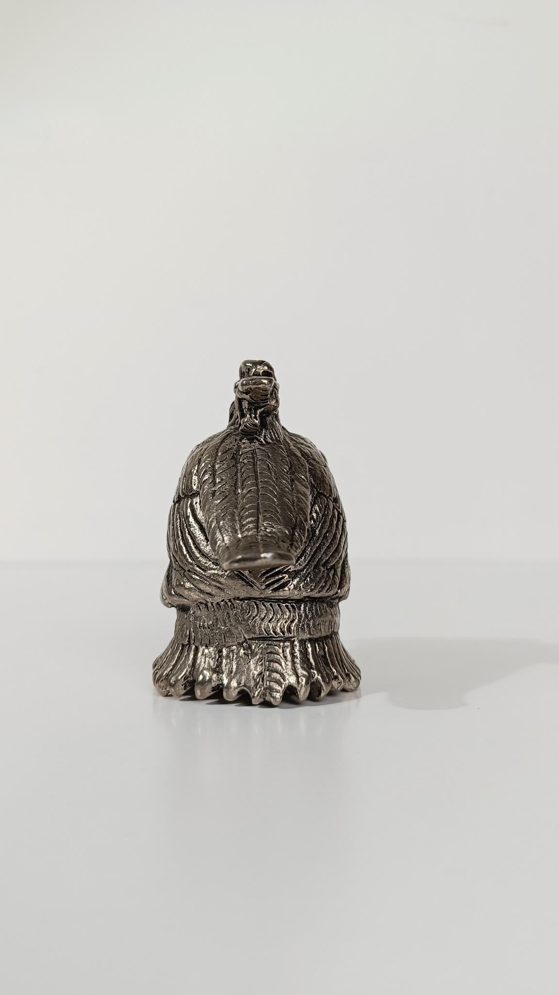 Décapsuleur tête de perroquet vintage style Gucci, A Silver, 70s en vente 8