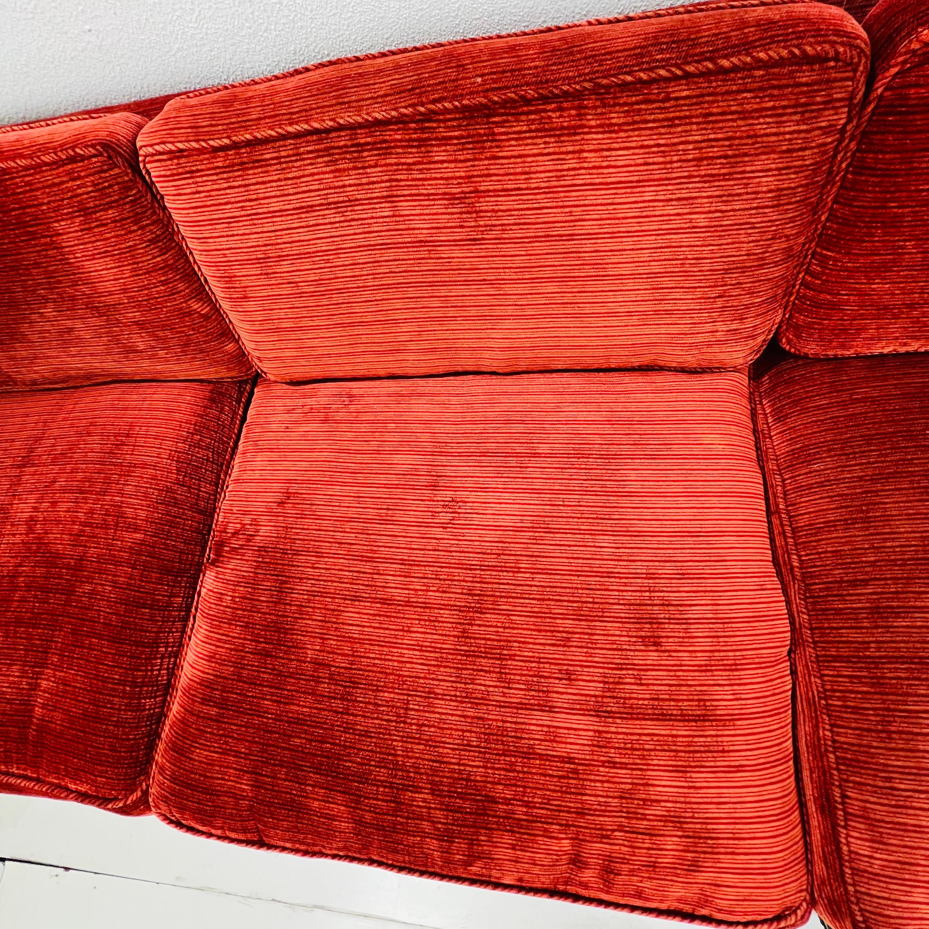 Vintage Parsons Sofa in the Style of Milo Baughman 6