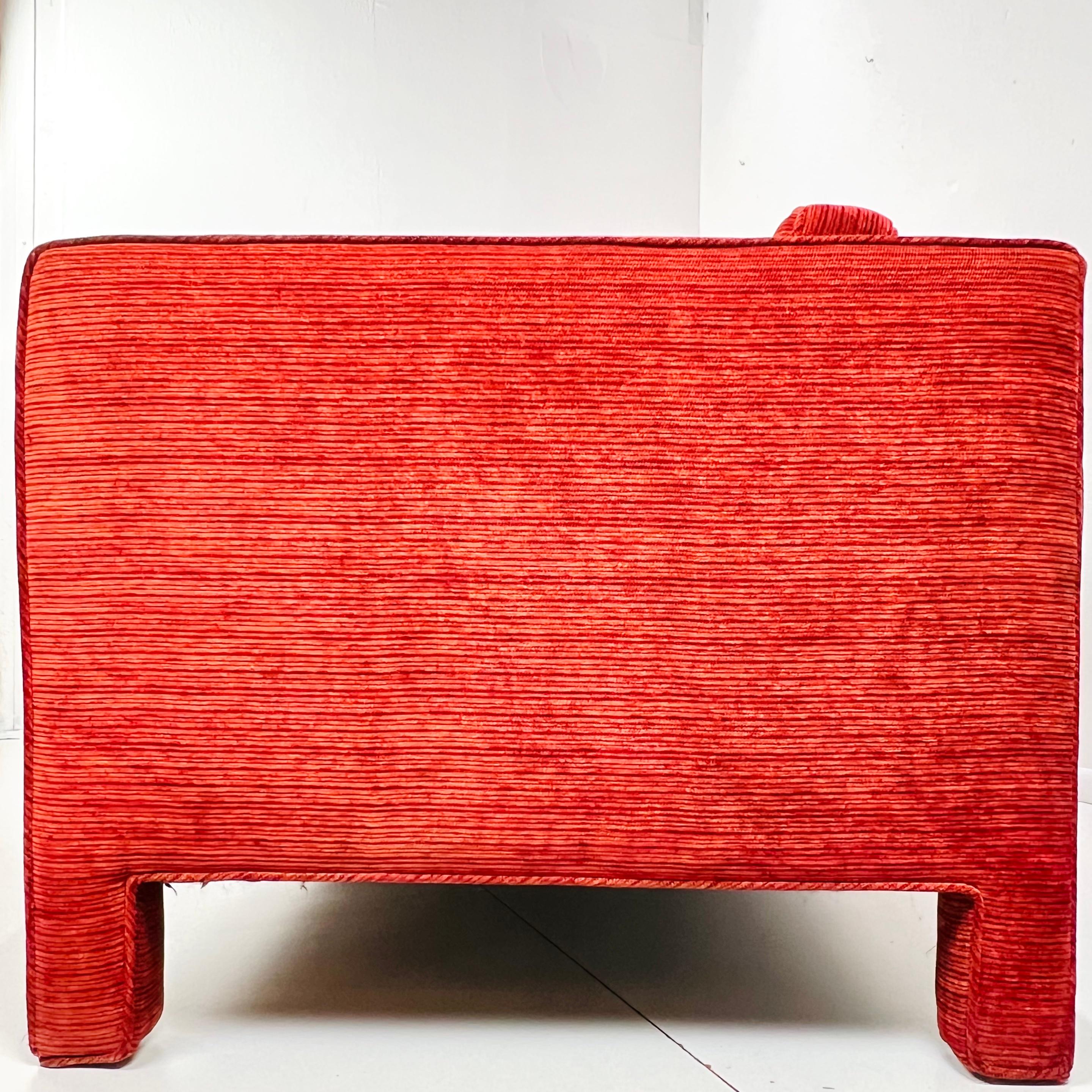 Vintage Parsons Sofa in the Style of Milo Baughman 8