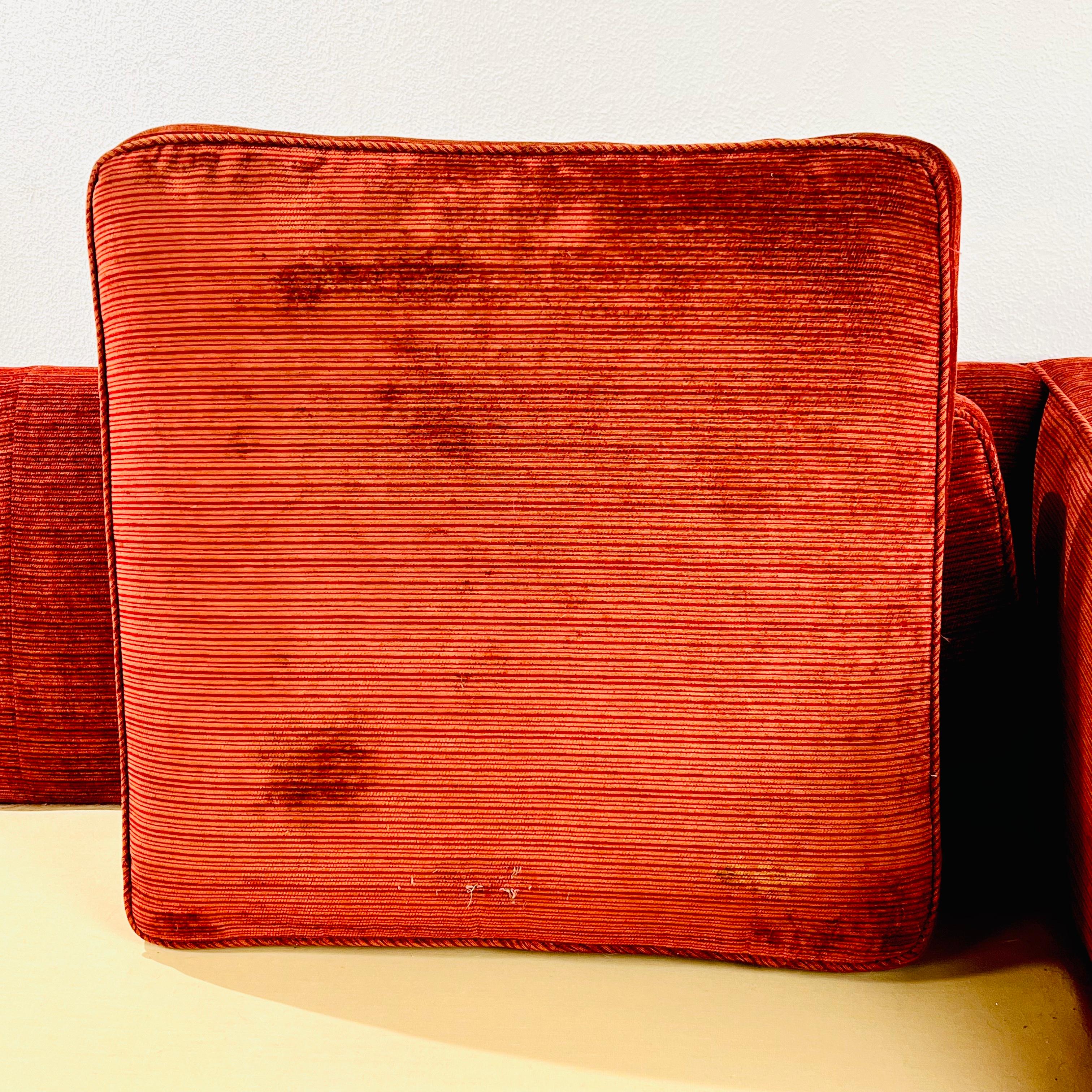 Vintage Parsons Sofa in the Style of Milo Baughman 11