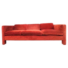 Vintage Parsons Sofa in the Style of Milo Baughman