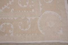 Vintage Pastel Coloured Central Asian Suzani Embroidery