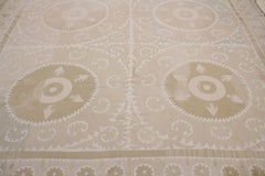 Vintage Pastel Coloured Central Asian Suzani Embroidery