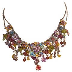 Vintage Pastel Glass Fairy Choker