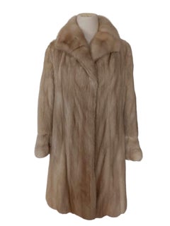 Vintage pastel mink fur coat jacket 4/S