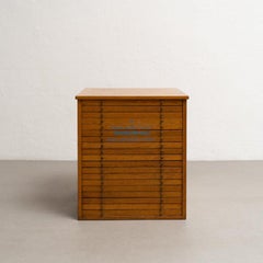 Vintage Pastel Paint Display Cabinet by Sennelier Paris, circa 1990