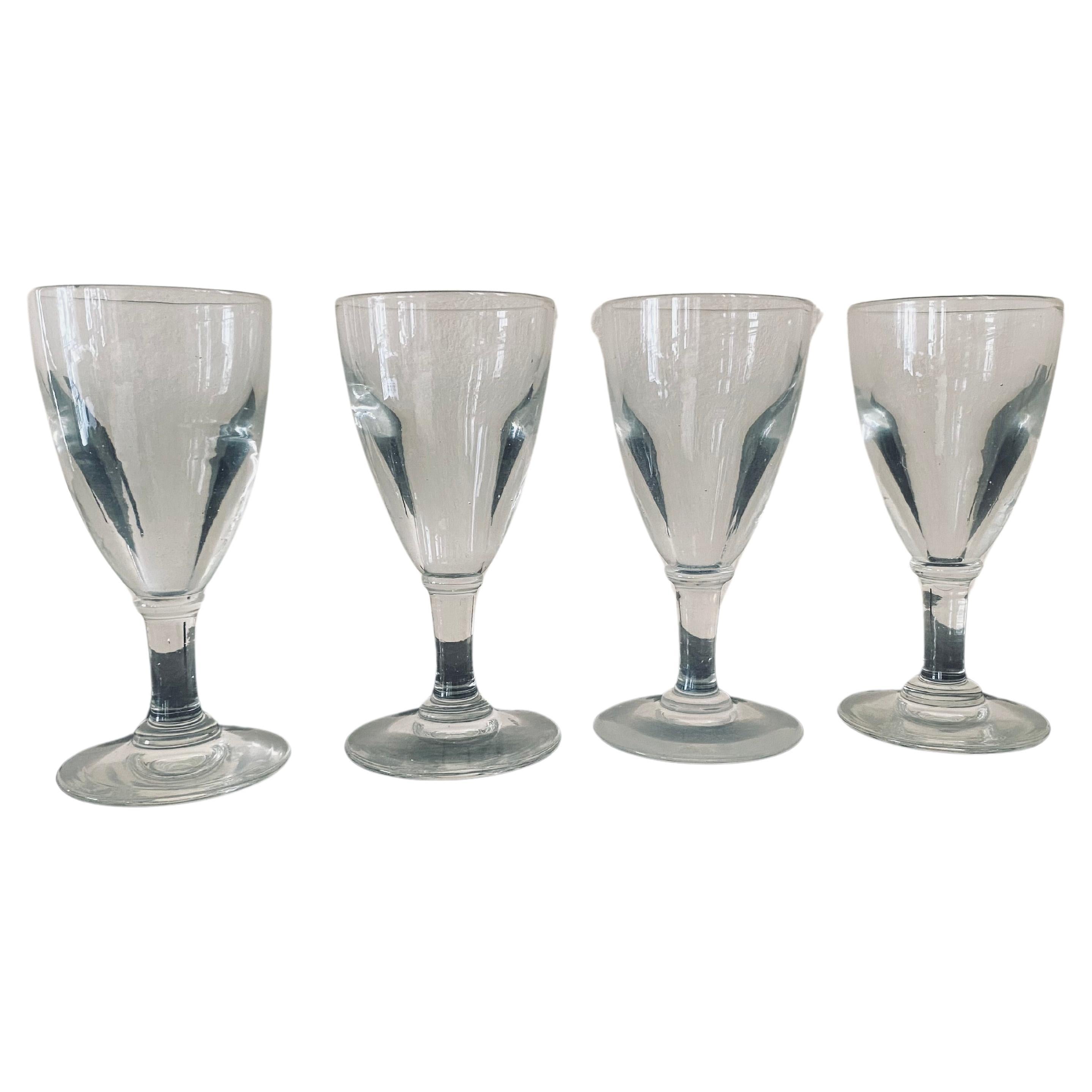 Vintage Pasties Glasses from 1900 France: Timeless Elegance in Antique Glassware