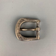 Vintage PAT AREIAS Engraved Sterling Silver 3 Piece Belt Buckle