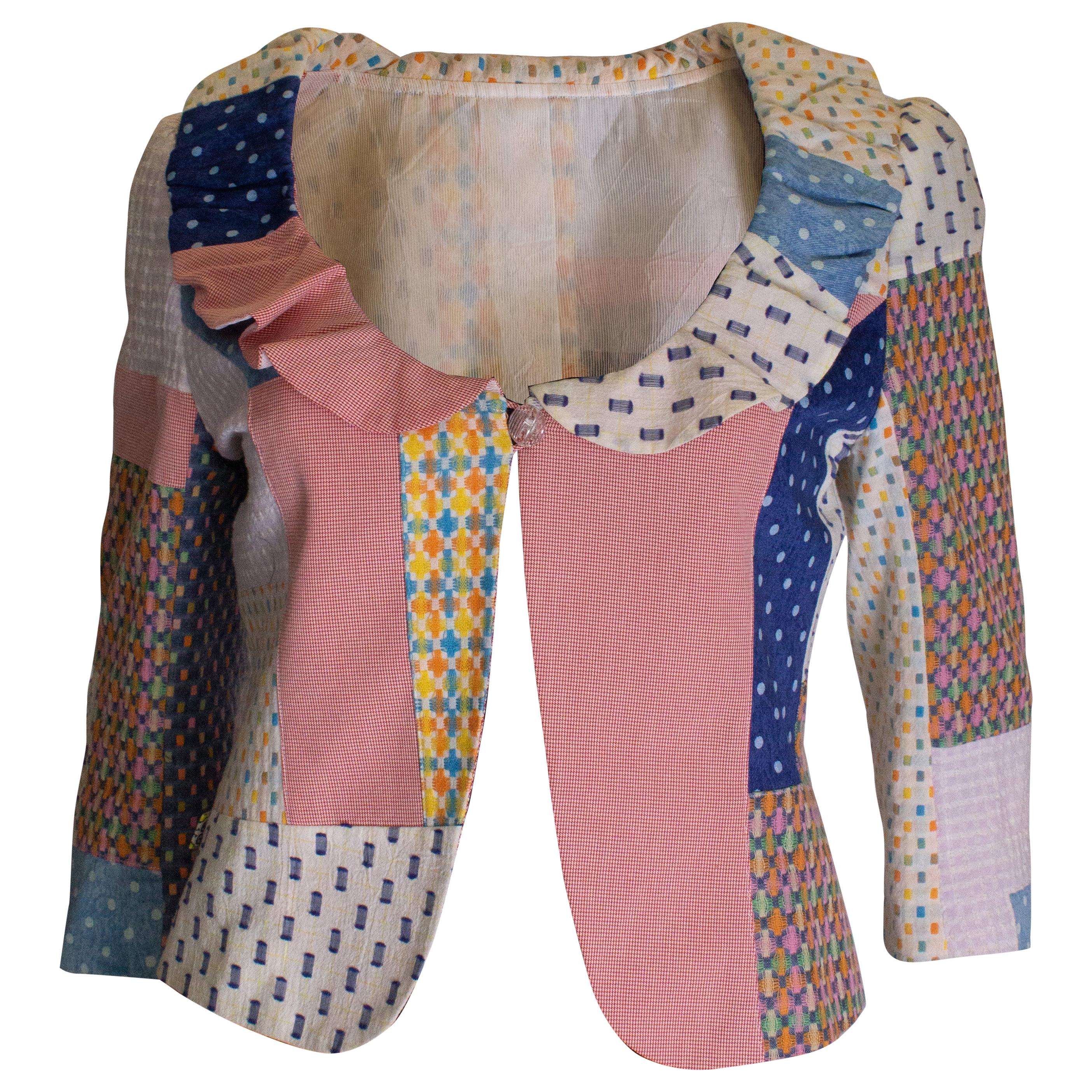 Patchwork Jackets - 50 For Sale on 1stDibs | patchwork leather 