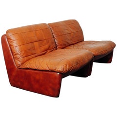 Vintage Patchwork Leather Modular Loungers