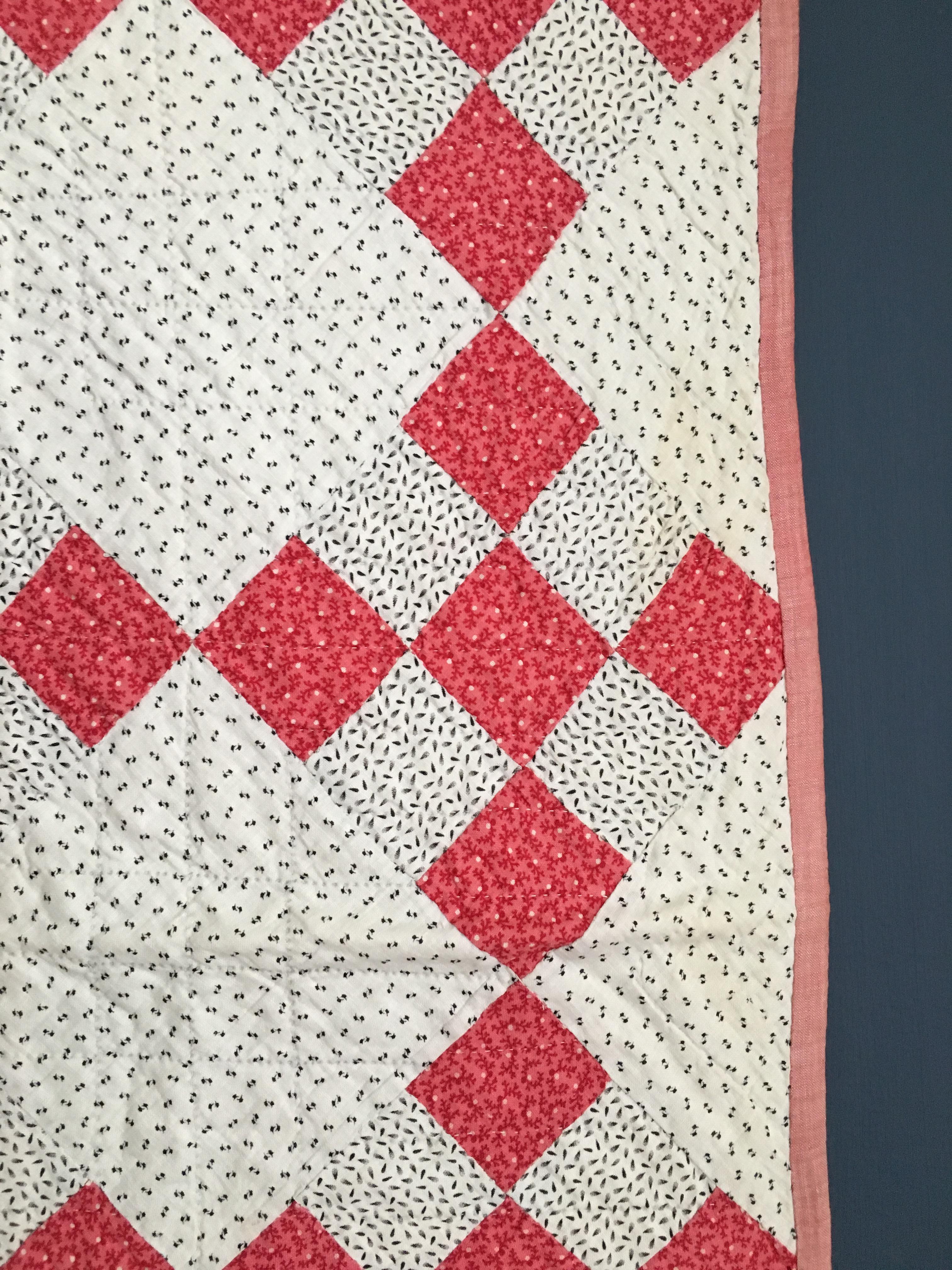Quilted Vintage Patchwork Quilt