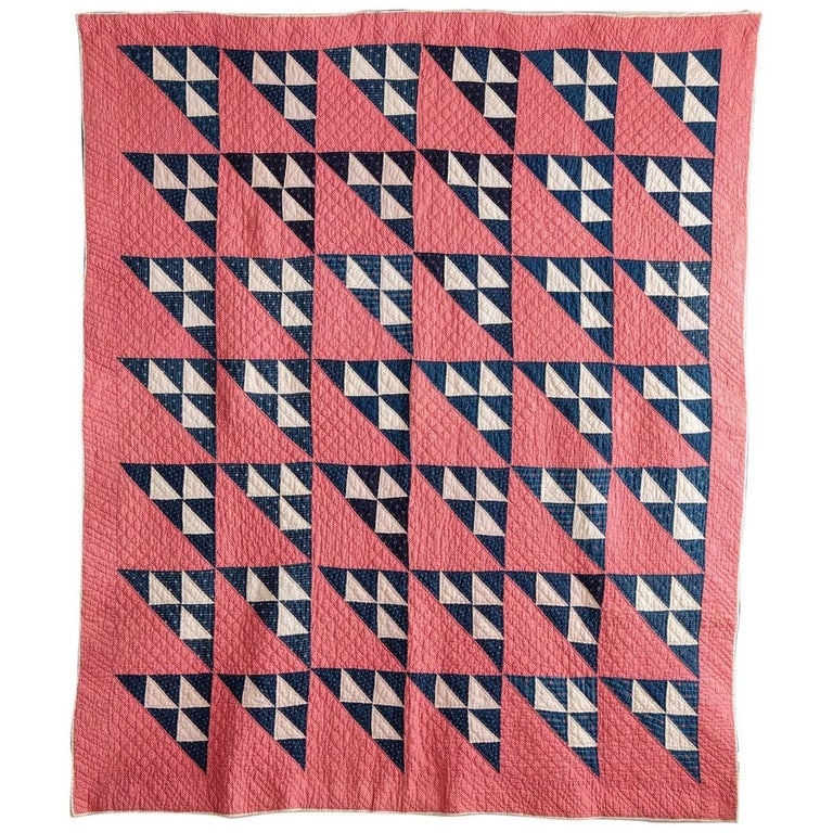Vintage Patchwork Quilt at 1stDibs