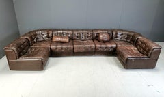 Vintage patchwork sofa set by desede model DS11, 1960s