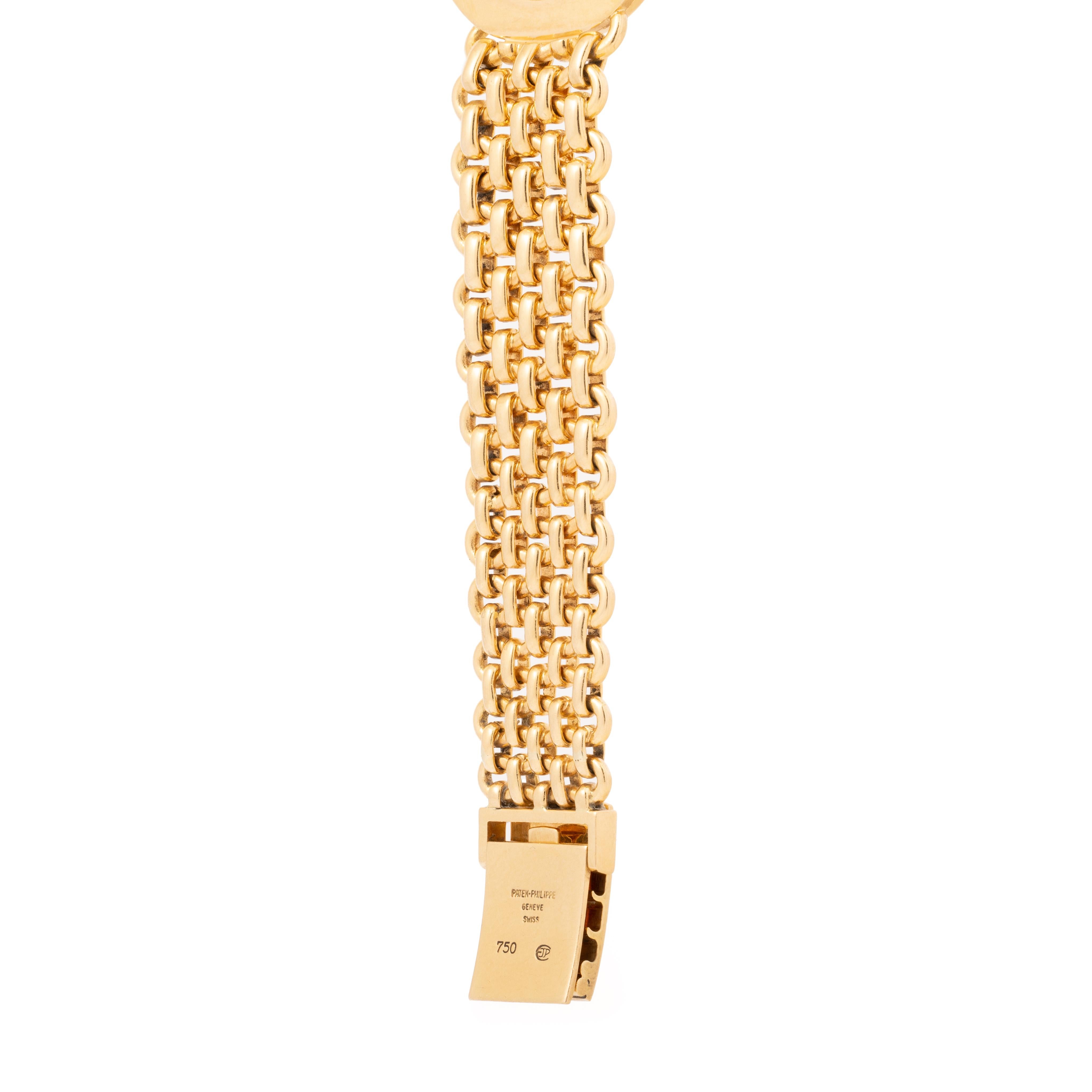 da uomo o donna Patek Philippe d'epoca 18 Karat Grand Ellipse Model 3848/1 Carica manuale