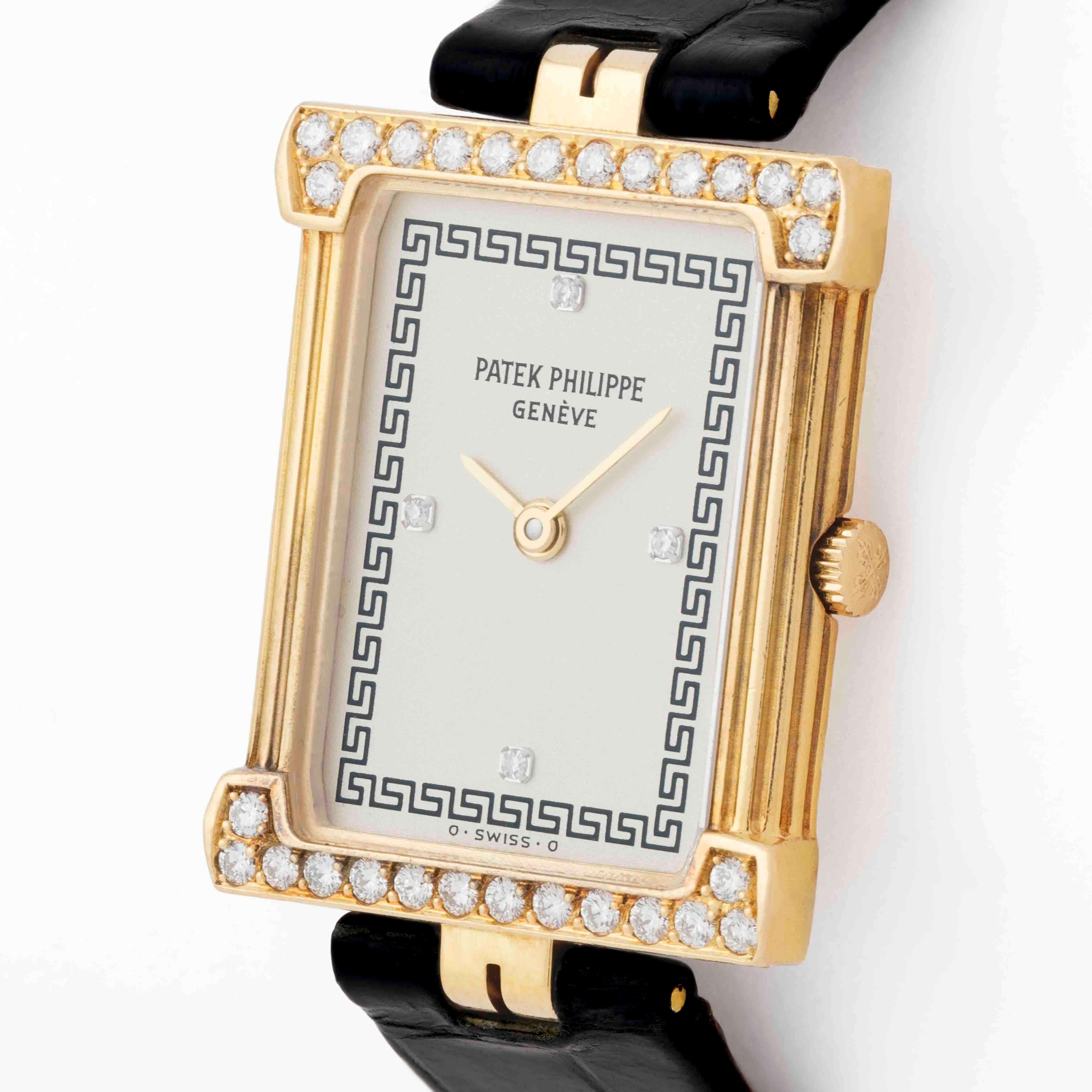 Patek Philippe d'epoca in oro giallo 18 carati Les Grecques Model 4732J In condizioni buone in vendita a New York, NY