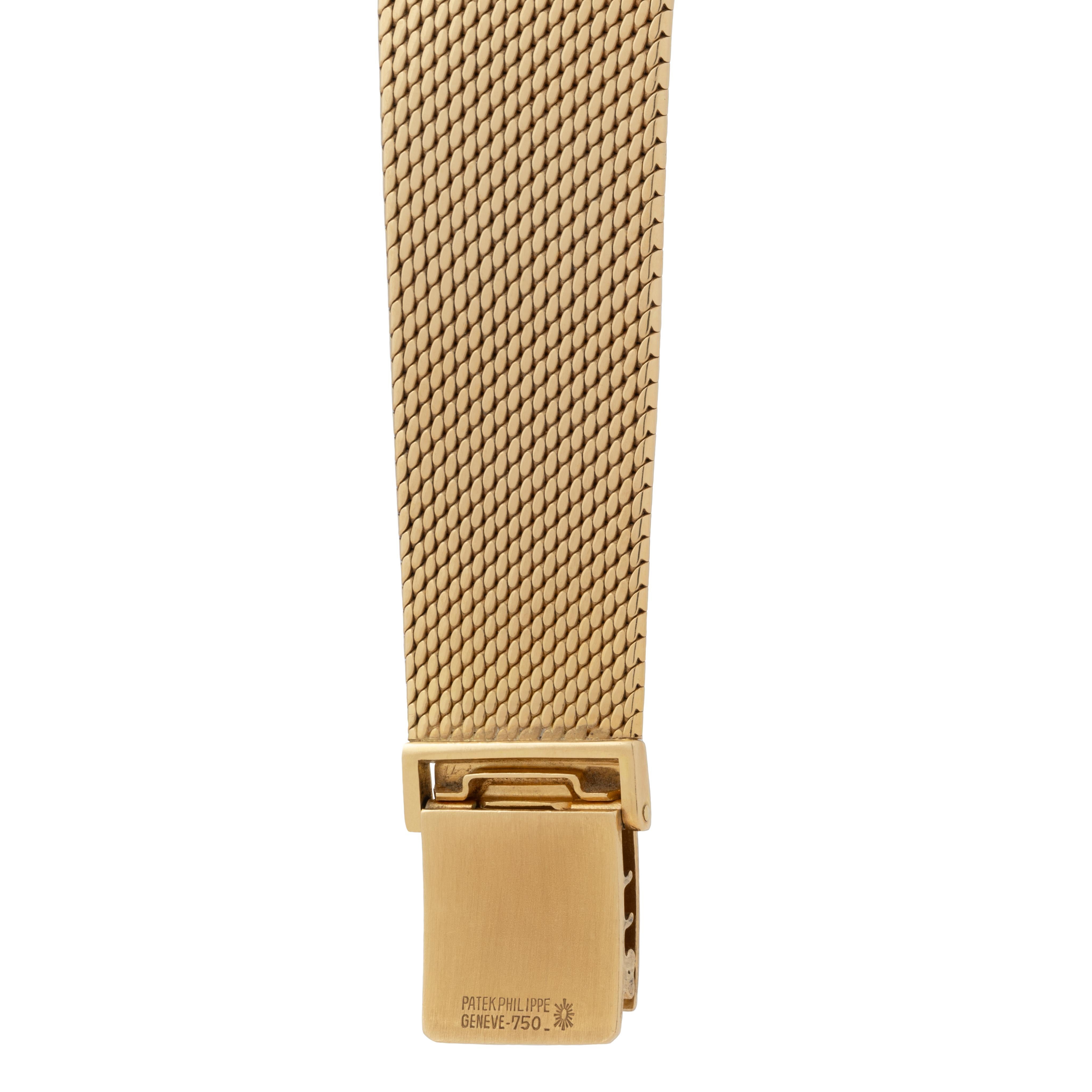 Vintage Patek Philippe 18 Karat Gelbgold Modell 3528 Handaufzug 1972, Vintage im Angebot 2