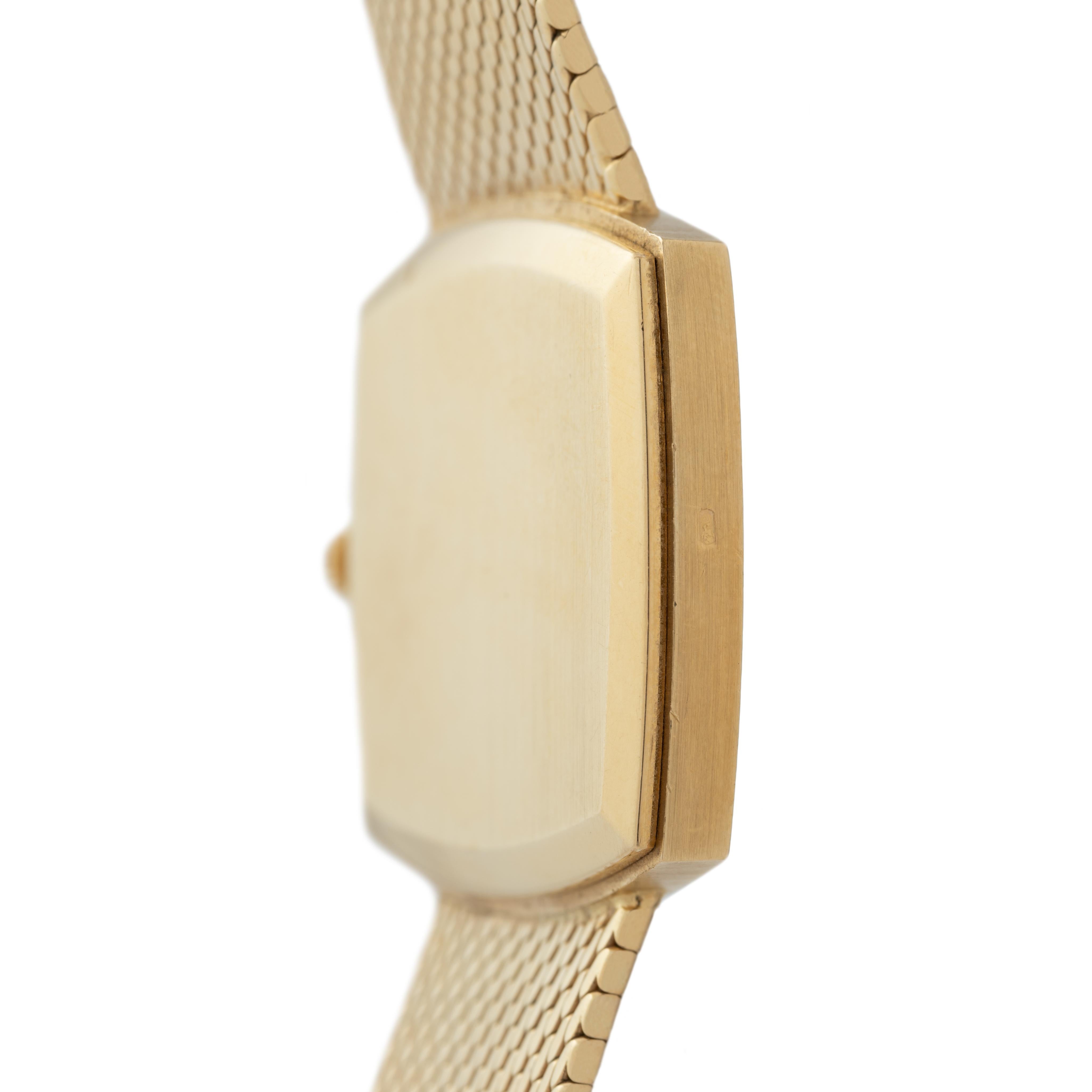 Vintage Patek Philippe 18 Karat Gelbgold Modell 3528 Handaufzug 1972, Vintage im Angebot 3