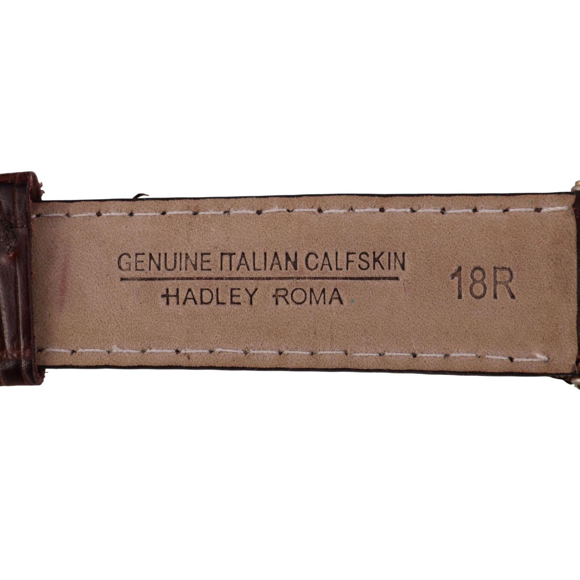 Women's Vintage Patek Philippe 18K Gold 35mm Manual Wind Watch on Leather For Sale