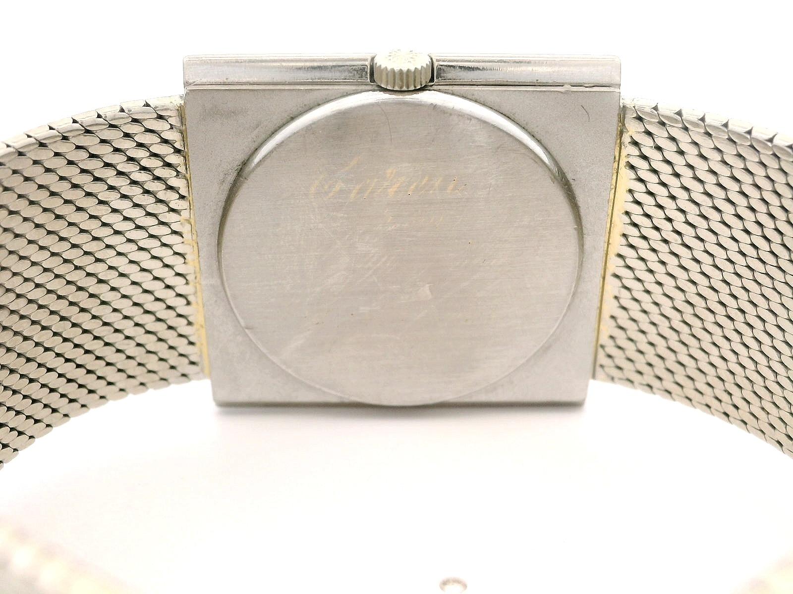 Patek Philippe or blanc 18 carats 28 mm carré 6