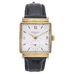 Vintage Patek Philippe 18k Yellow Gold Hand Wind Men's Watch