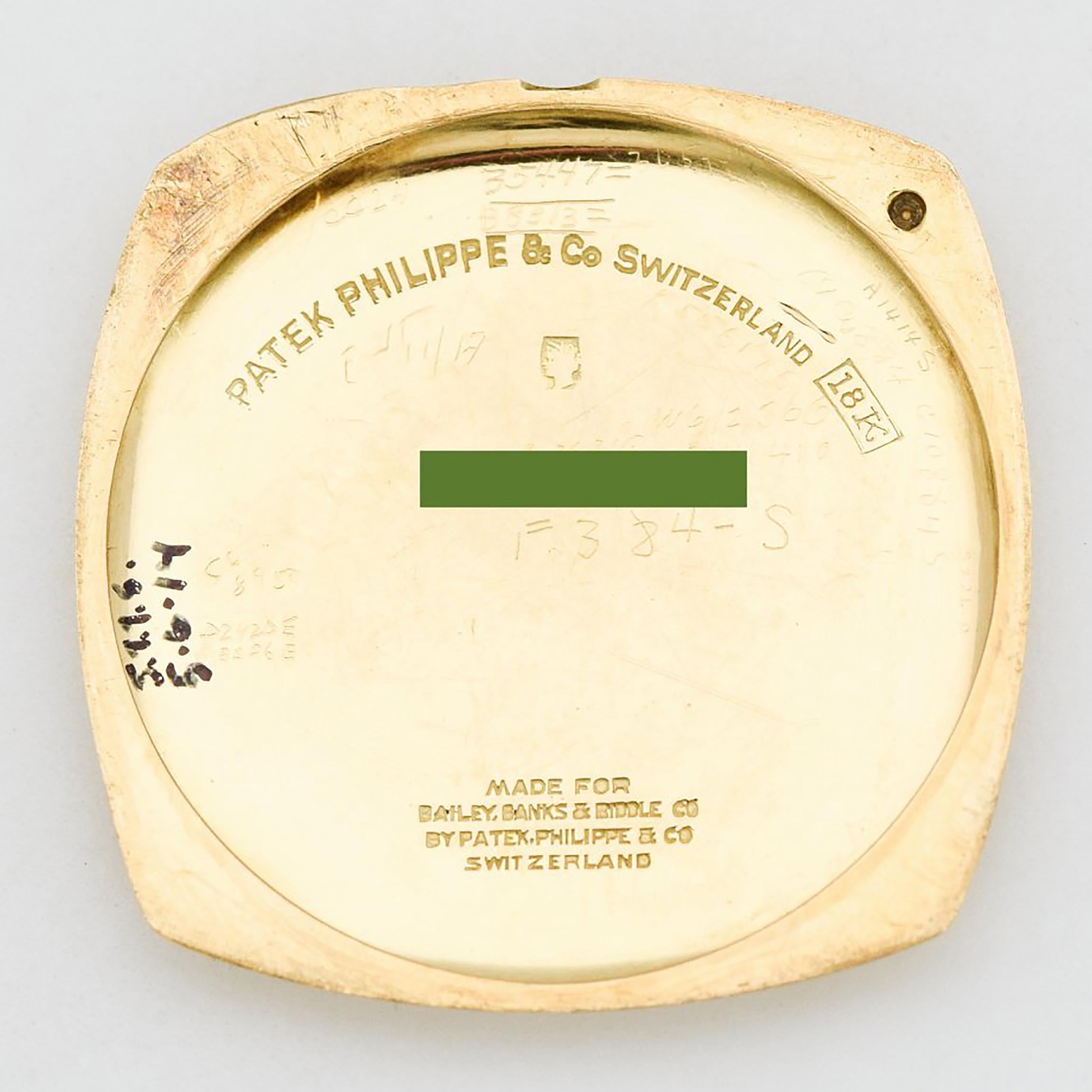 Vintage Patek Philippe 18 Karat Yellow Gold Watch, 1917 For Sale 2