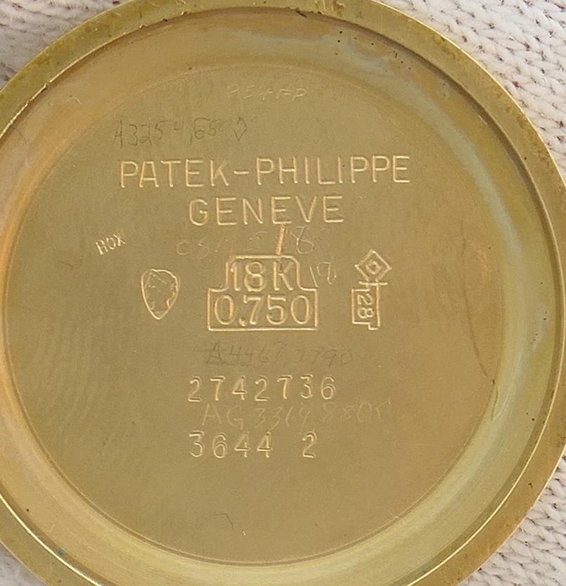 Vintage Patek Philippe 18k Yellow Gold Wristwatch Manual Wind 10