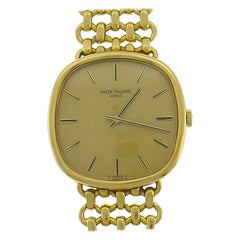 Vintage Patek Philippe 18k Yellow Gold Wristwatch Manual Wind