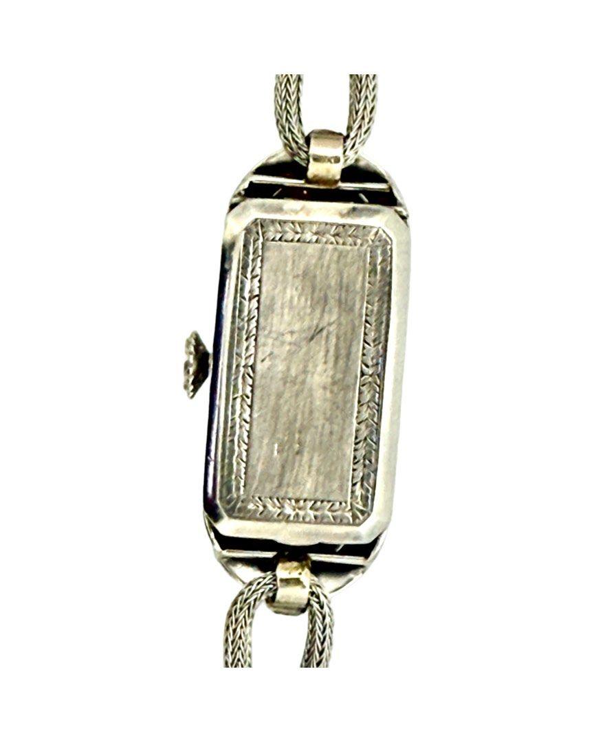 Brand Patek Philippe
Model Patek Philippe platinium Lady watch
Gender Women
Movement Manual Wind
Case Material Platinum
Case Diameter 13 mm
Strap Material White Gold 18 kt

Vintage Platinium Patek Phillipe Art Deci watch
Watch has just been serviced