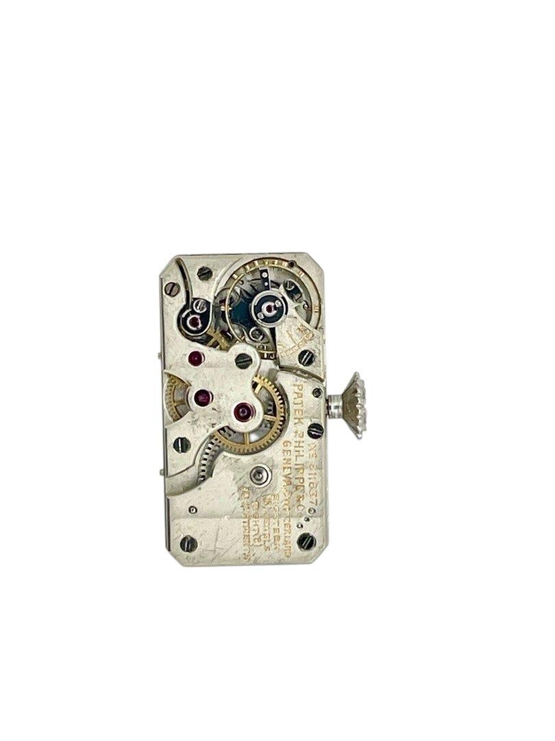 Vintage Art Deco Patek Philippe Platinum lady watch Pour femmes en vente