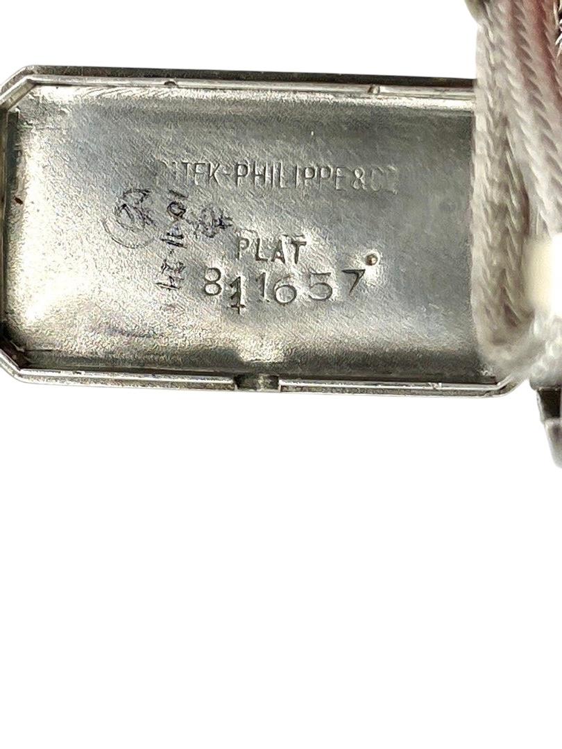 Vintage Art Deco Patek Philippe Platinum lady watch en vente 1