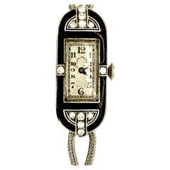 Vintage Art Deco Patek Philippe Platinum lady watch