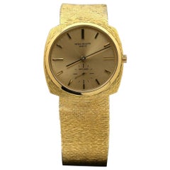 Vintage Patek Philippe Calatrava 3525 32mm Champagne Dial 18k Yellow Gold