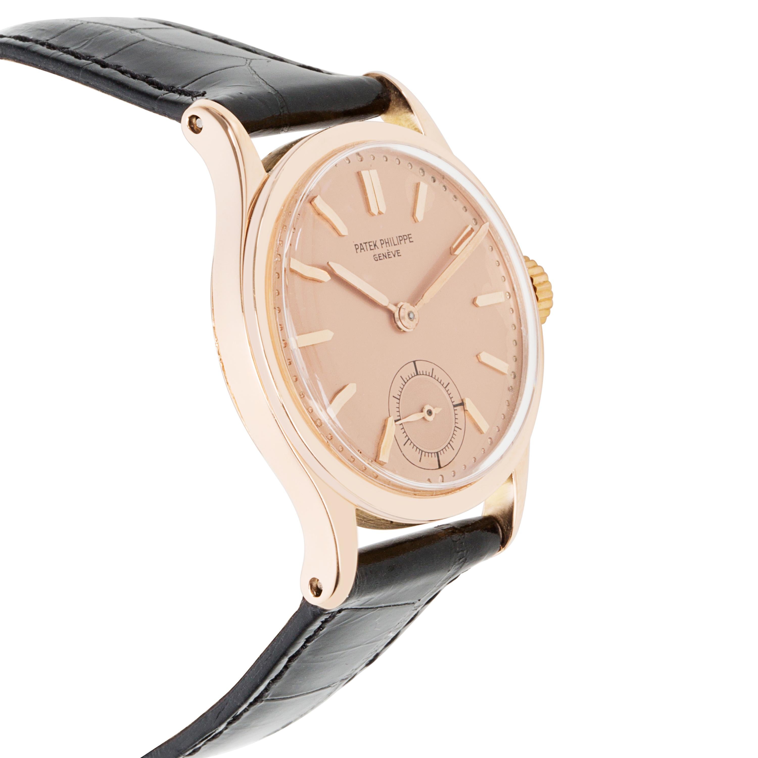 Vintage Patek Philippe Calatrava 96R Unisex Watch in Rose Gold 1