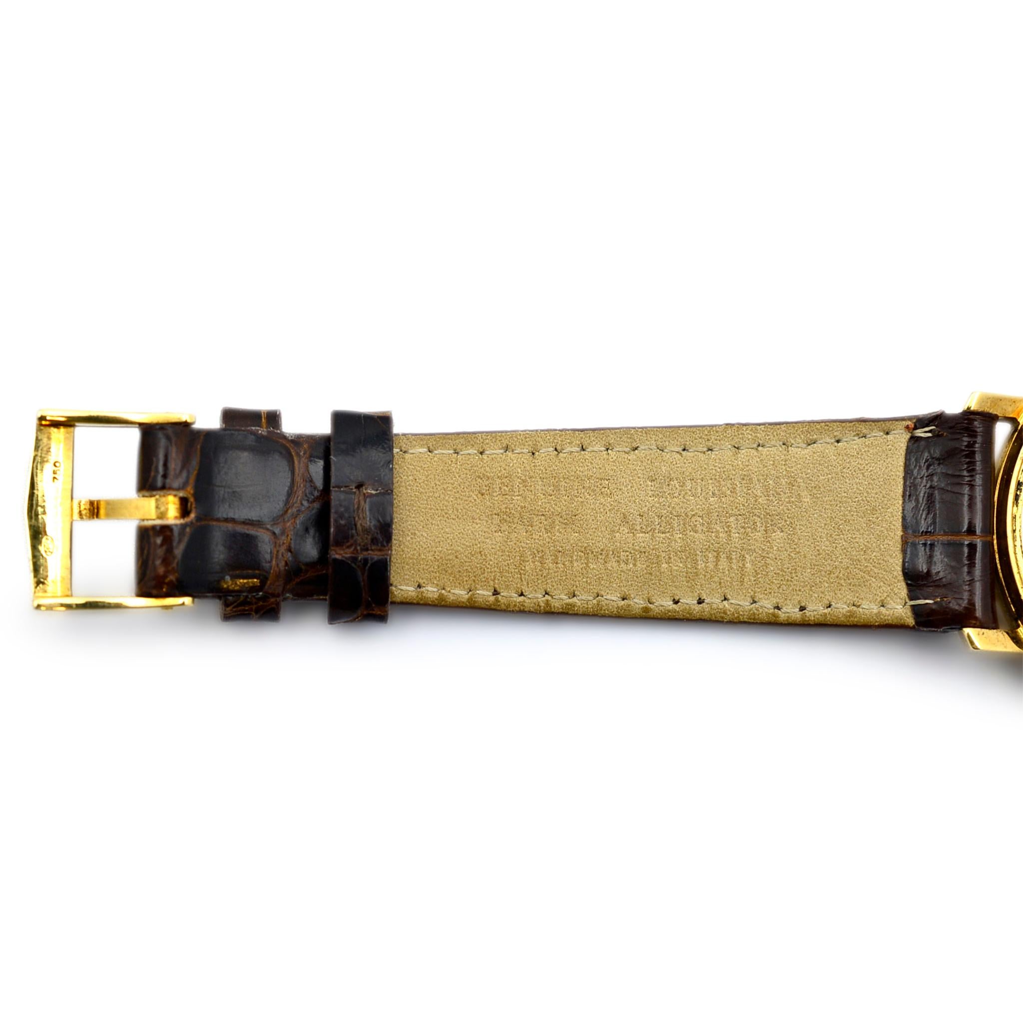 Patek Philippe Calatrava: 18 Karat Gelbgold Uhr mit Automatik 3445/100J 35MM, Vintage 5